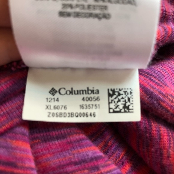 ⭐️ Columbia Pink Space Dye Full Zip Hooded Jacket - Picture 13 of 13